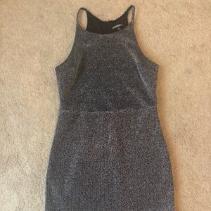 Sparkly Grey short dress